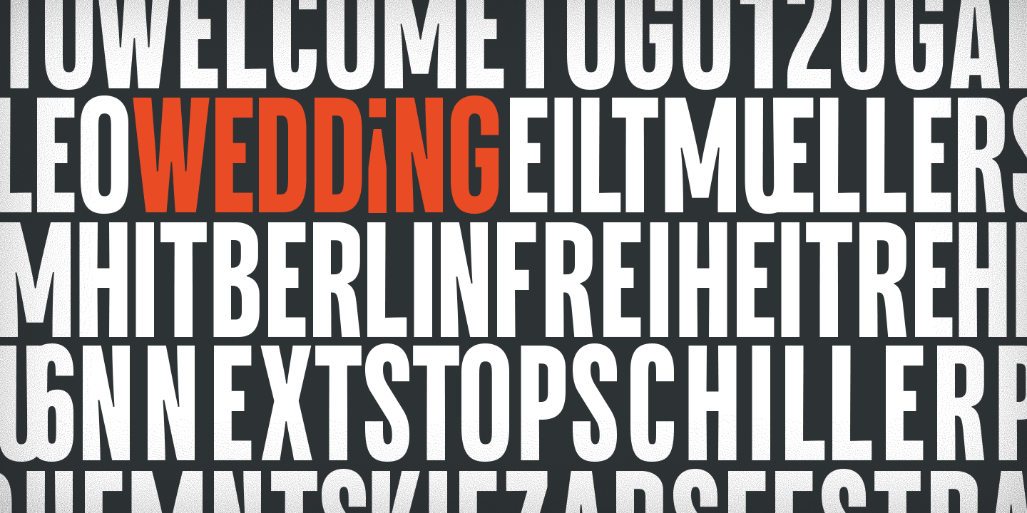 Beispiel einer Bonnet Grotesque Nr DEMO-Schriftart